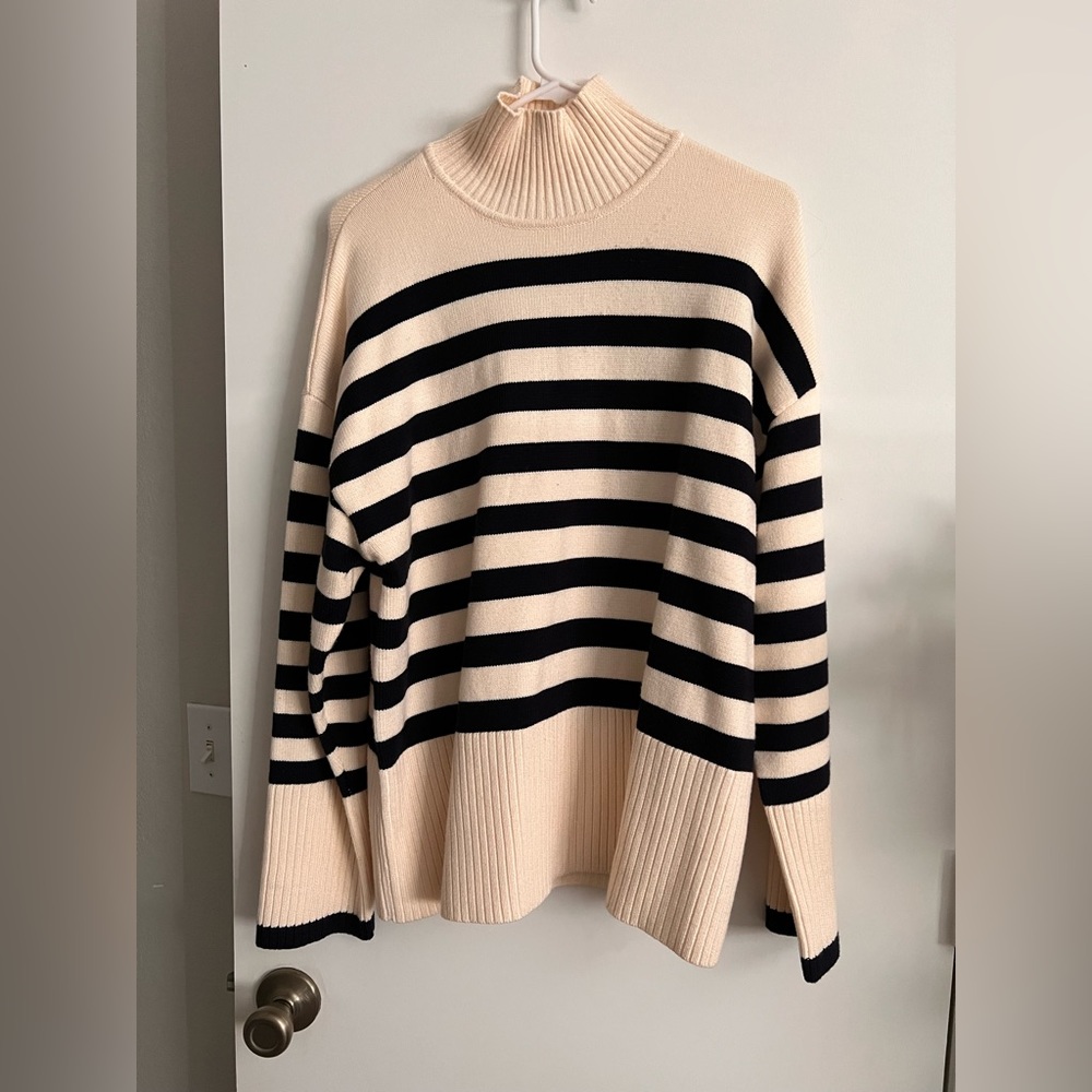 Zara Striped Knit Sweater | M | Ref 3519/165 | Worn Once